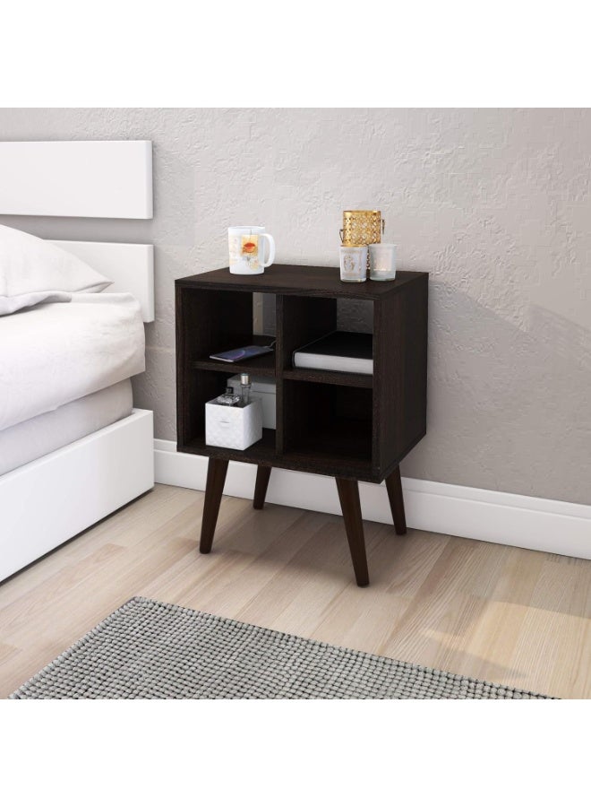 Tecno Mobili Side Table, Tobacco, RIV051 - Image 1